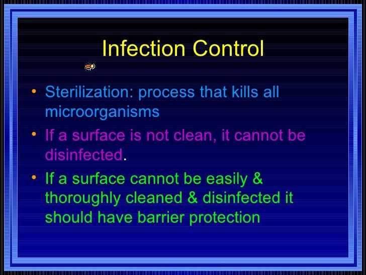 Infection control powerpoint 1