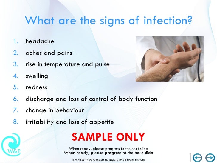 Infection control preview