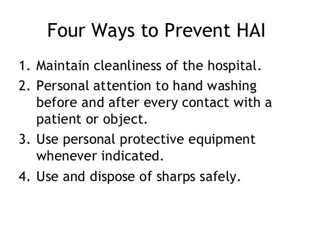 Infection control essay