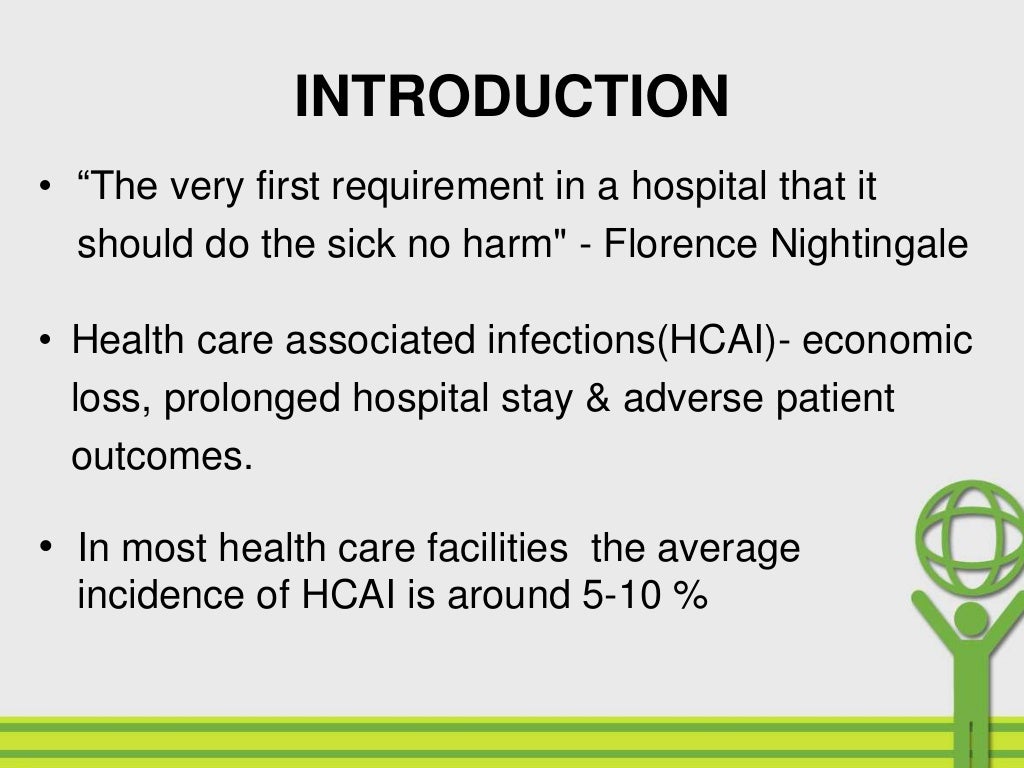 Infection control protocol in icu