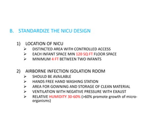 Infection control protocol in nicu BY DR.PRITESH B PATEL | PPTX