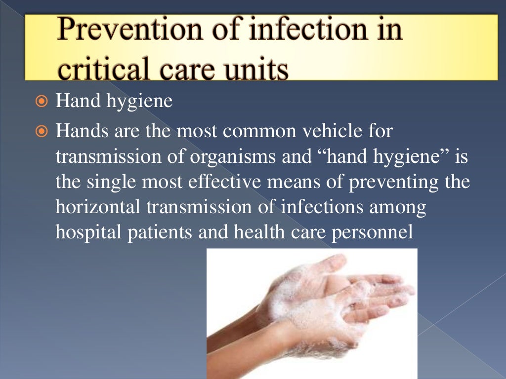 Infection control protocols in intensive care units
