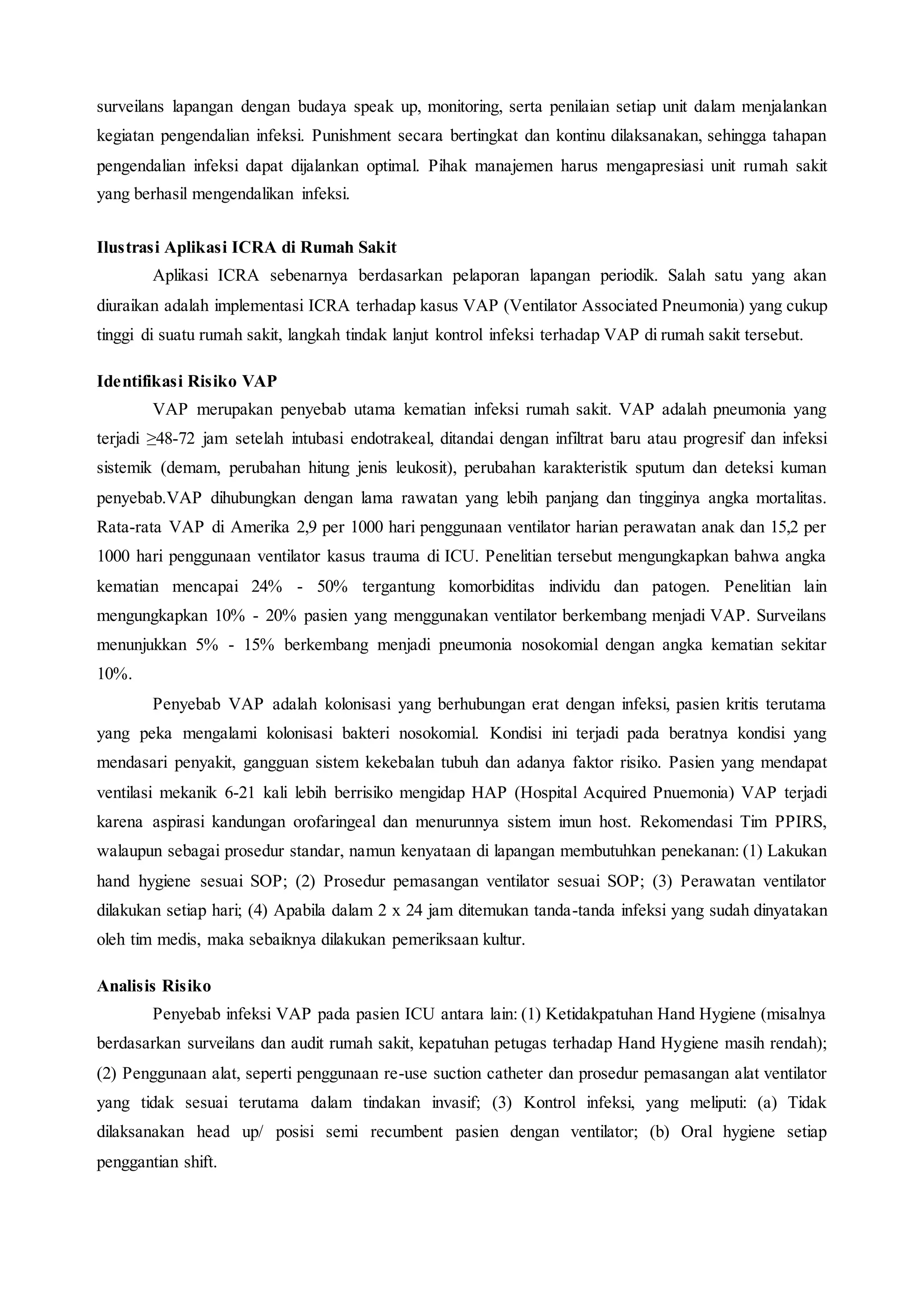 Infection Control Risk Assessment PDF