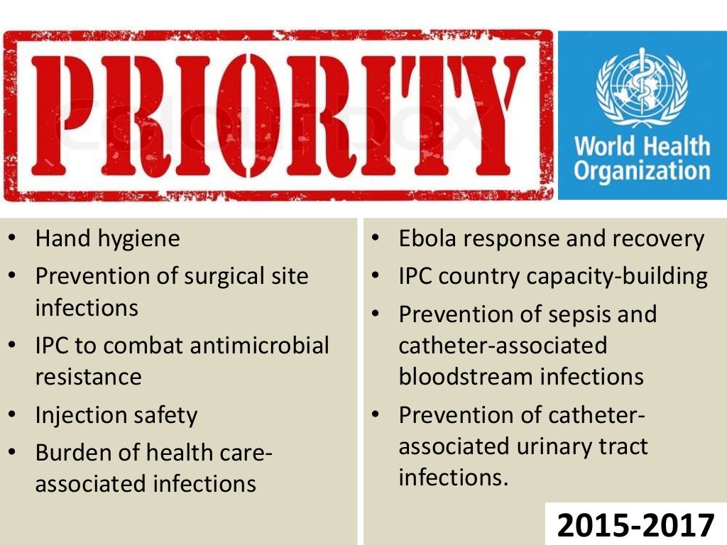 Infection prevention and control