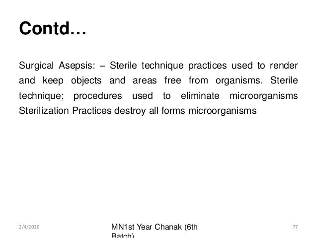module 6 medical and surgical asepsis module 6 medical and surgical asepsis
