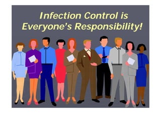 Infection Control is
Everyone’
Everyone’s Responsibility!

١٣

 