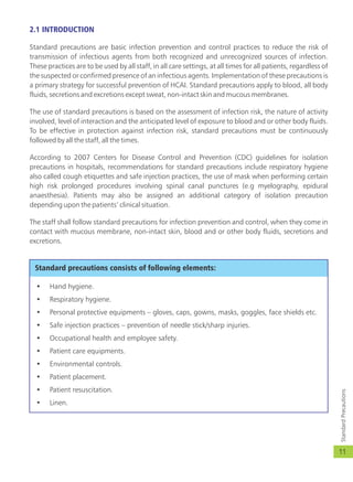 Infection Prevention & Control Guideline - Engligh | PDF