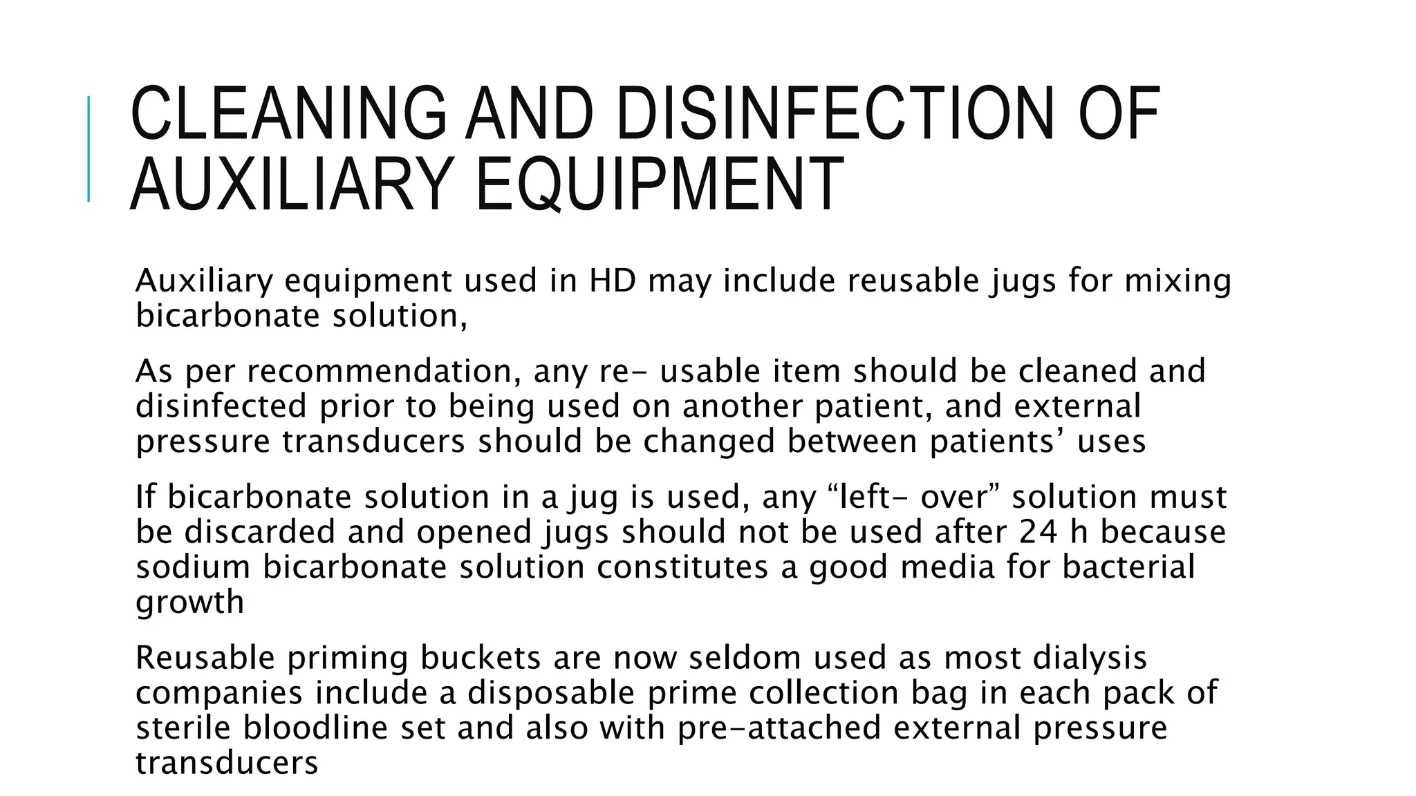 Infection Prevention in Hemodialysis unit PPT