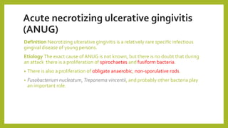 Infections of the gingivae and oral mucosa | PPTX