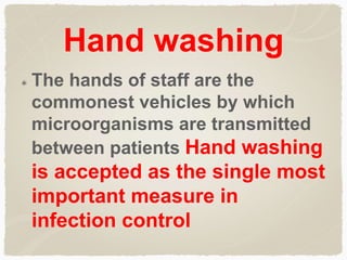 When should you wash
your hands?
Before eating food
Before and after caring for someone who is sick
Before and after treat...