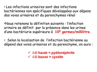 Infection urinaire ext | PPT