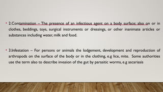 Infested Body Infectious Disease Epidemiology & Dynamics of Disease transmission.pptx