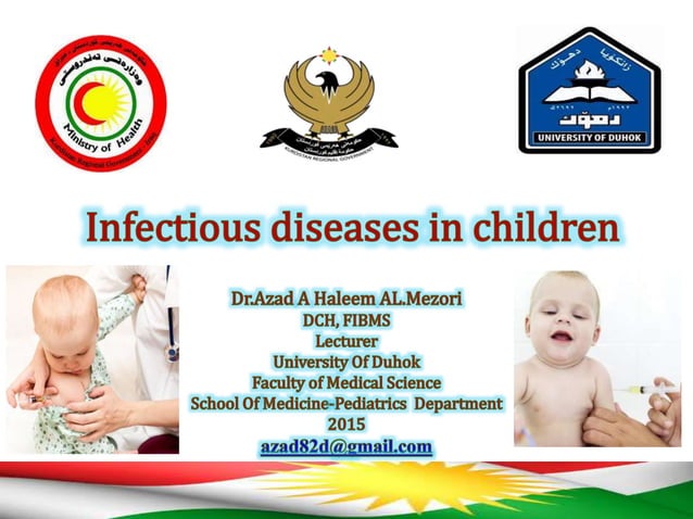 Infectious diseases in children | PPTX | Infectious Diseases | Diseases ...