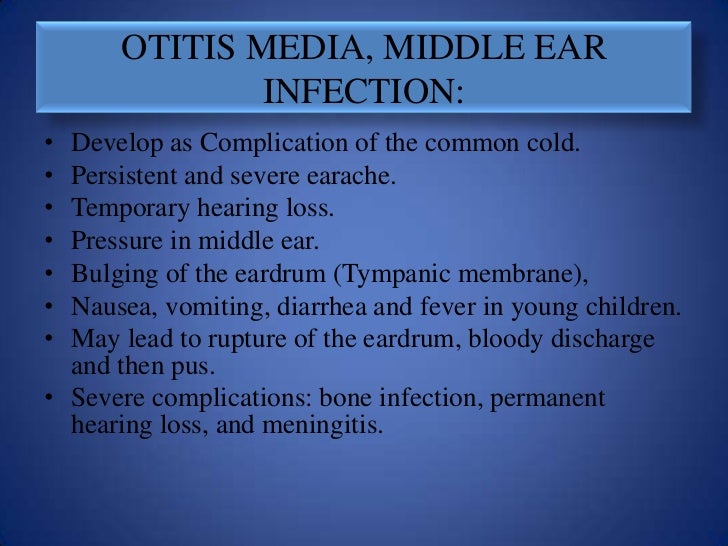 Infectious diseases of the ears