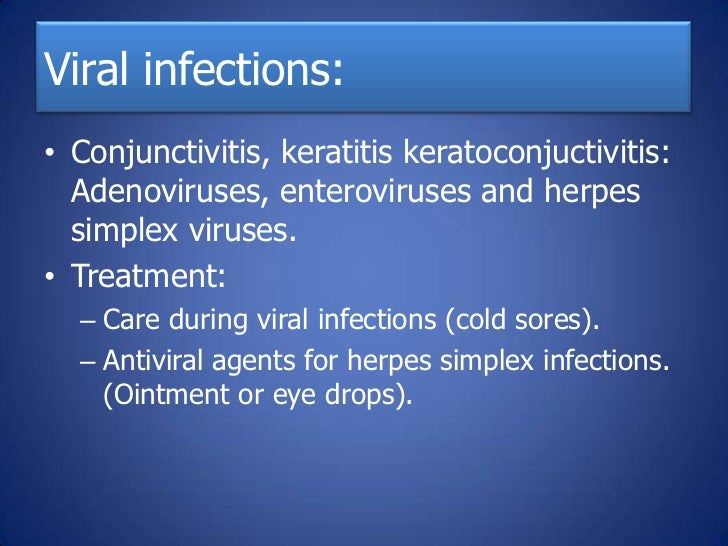 Infectious diseases of the ears,eyes,mouth