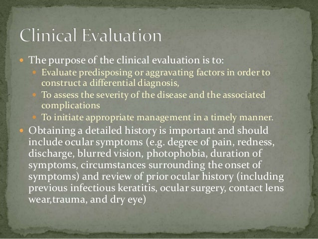 Infectious Keratitis