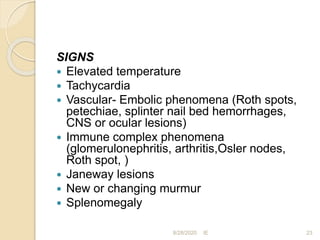 Infective endocarditis in children | PPTX