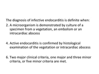 Infective endocarditis | PPT