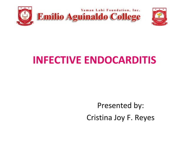 Infective endocarditis | PPT | Heart and Cardiovascular Diseases ...