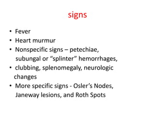Infective endocarditis | PPTX