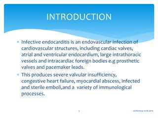Infective Endocarditis by medical students pptx | PPTX