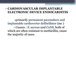 Infective endocarditis – an update | PPTX