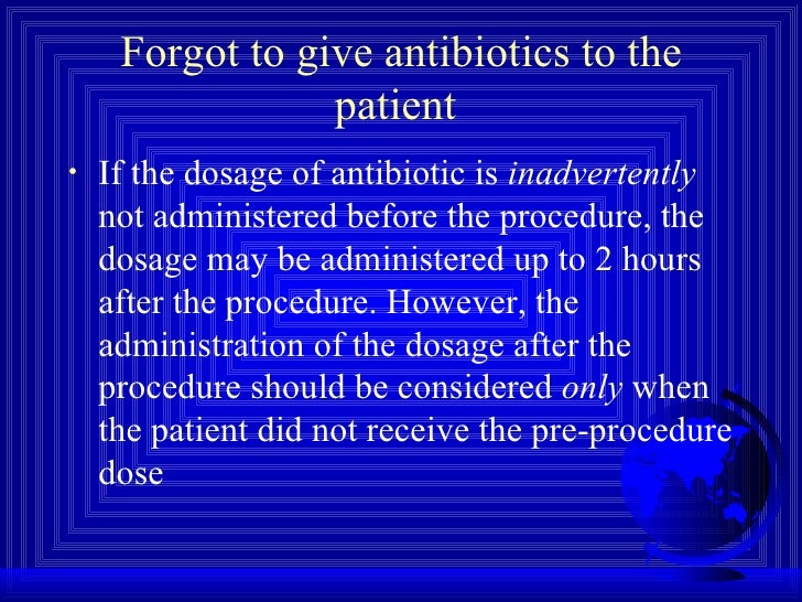 Infective endocarditis prophylaxis