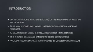 Infective endocarditis | PPTX