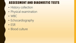 Endocarditis ( Inflammatory disease of the Heart | PPTX