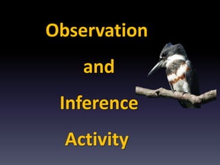 Observation
and
Inference
Activity v2
 