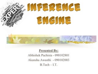 Presented By:
Abhishek Pachisia - 090102801
Akansha Awasthi - 090102003
        B.Tech – I.T.
 