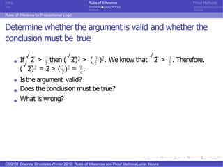 Proof Rules Inference rulesproofmethods | PPTX
