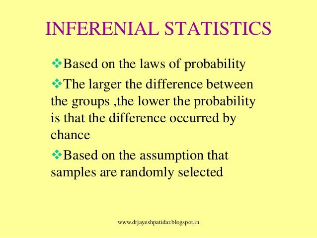Inferential Statistics Ppt
