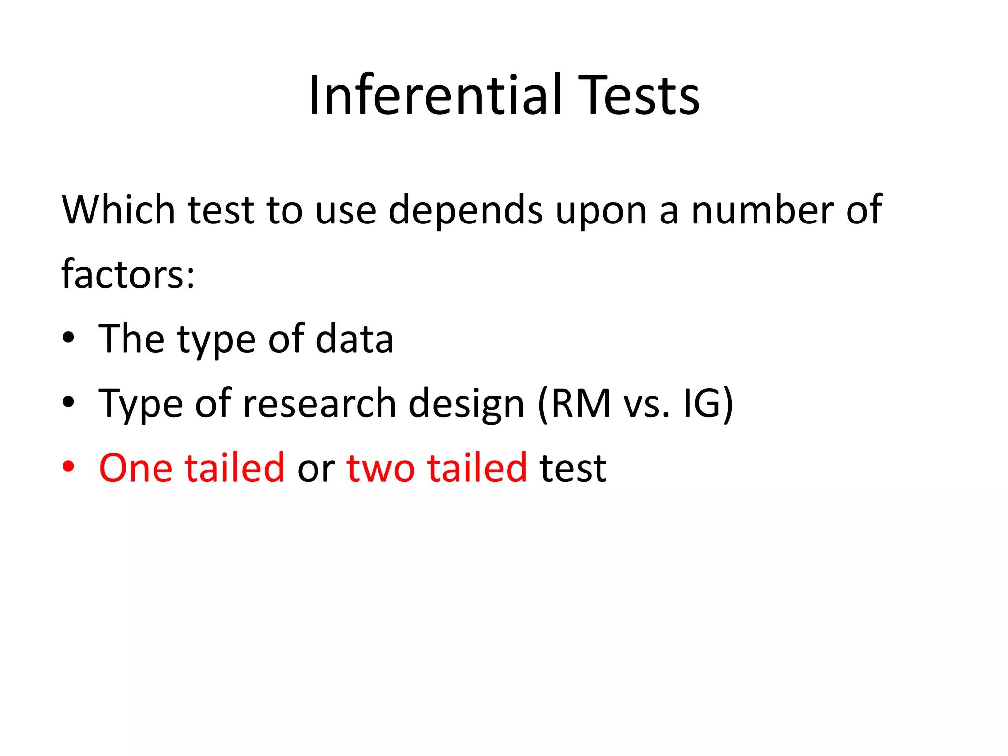 Inferential statistics powerpoint | PPTX