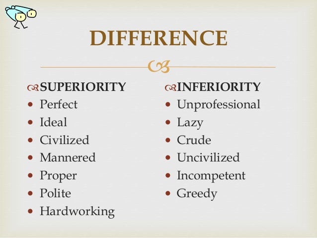 Inferiority and superiority complex