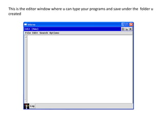 Inferno window opens