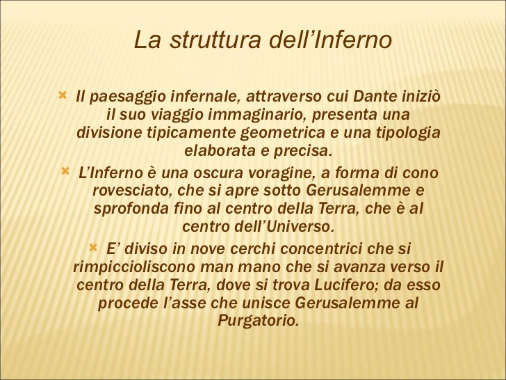 LA DIVINA COMMEDIA Inferno