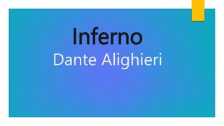 Inferno
Dante Alighieri
 