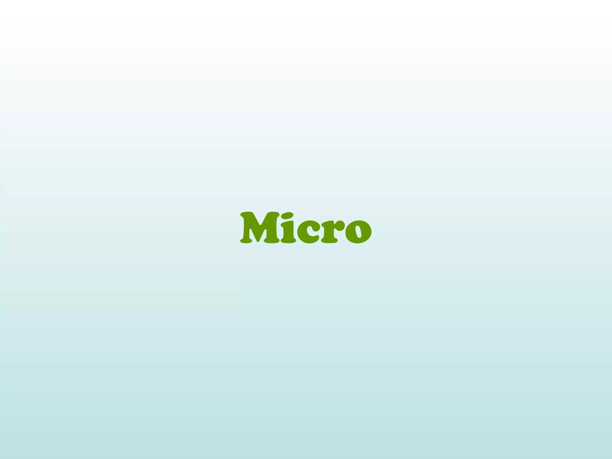 Micro
 