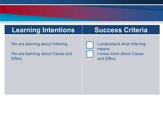 Inferring cause and effect | PPTX