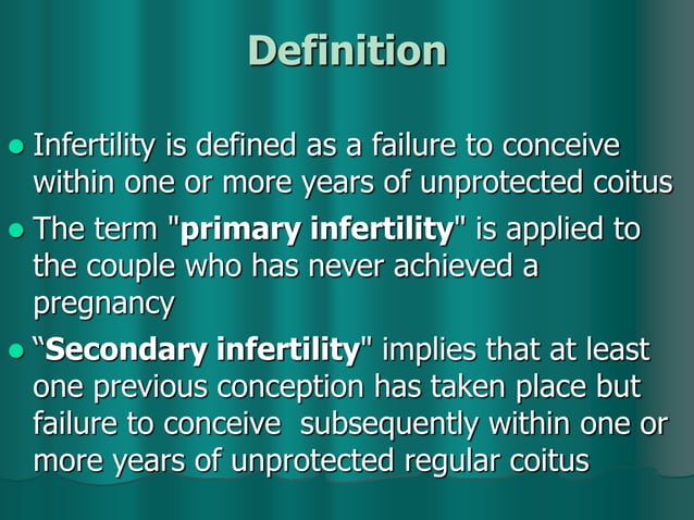 Infertility Overview Infertility.ppt