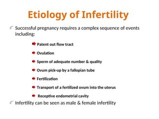 Infertility work up and treatment approach .ppt