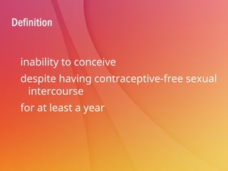 Comprehensive Guide to Infertility: Classification, Diagnosis, and ...