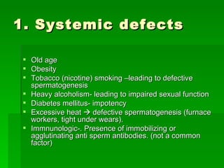 1. Systemic defects <ul><li>Old age </li></ul><ul><li>Obesity </li></ul><ul><li>Tobacco (nicotine) smoking –leading to def...