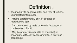 Infertility by awareness shahid khan.ppt
