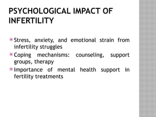 Fertility & Infertility in male & Female | PPTX