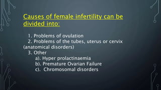 Infertility - causes and legal aspects | PPTX