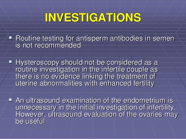infertility