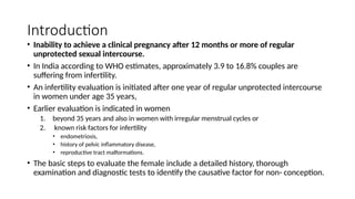 INFERTILITY PPT.pptx obstetrics and gynaecology | PPTX
