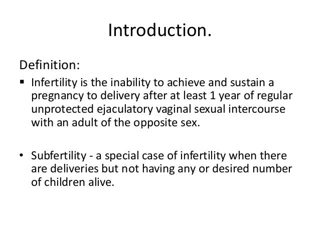 Infertility powerpoint presentation image
